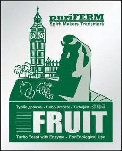 Фруктові турбо дріжджі Puriferm FRUIT 16320 фото